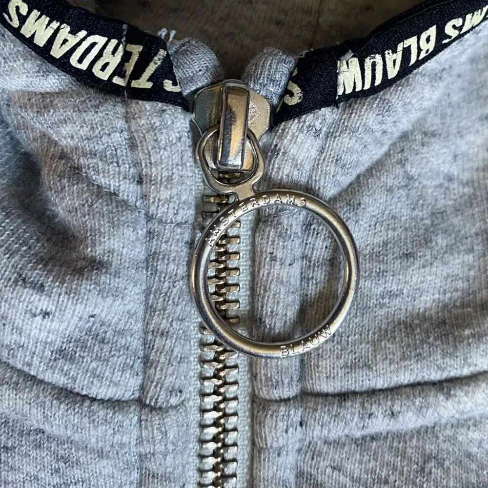 Scotch & Soda Sweat Jacket Indigo‎ Lamplight Full Zip Hooded Gray Women’s Small